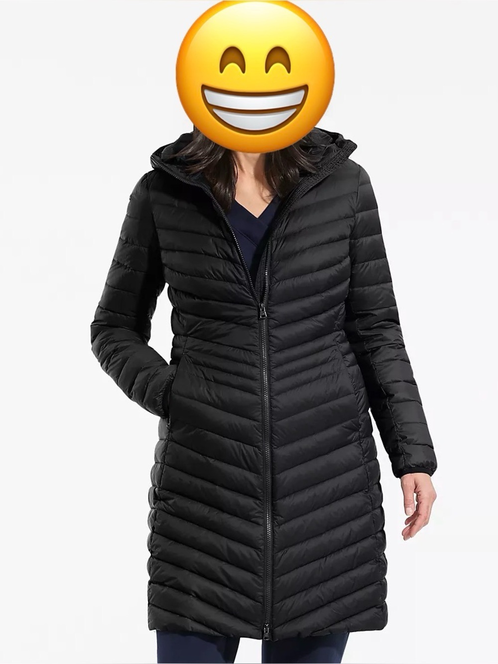 🔥Lands' End Wanderweight Packable Down Coat🔥